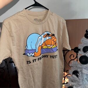 Garfield Tan Graphic T-Shirt women